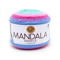 Oroszlán márkájú fonal Mandala Sparkle Draco könnyű akril Öncsík többszínű fonal