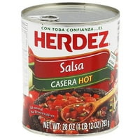 HERDEZ CASERA HOT SALSA, OZ