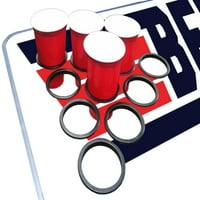 8 láb hosszú professzionális sör pong asztali kupa lyukak - Top Pong Edition