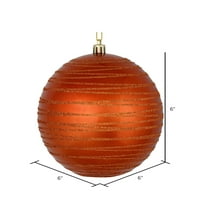 Vickerman 4.75 karácsonyi dísz labda, türkiz cukorka kivitel csillogó vonalakkal, törésálló műanyag, ünnepi karácsonyfa