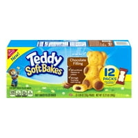 Nabisco Teddy Soft Süt Csokoládé Töltelék Puha Sült Töltött Snack, 1. Oz., Gróf