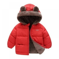 Baba fiúk lányok Párnázott könnyű Puffer kabát kapucnis baba Snowsuit meleg téli hó kabát gyerekek téli kabát felsőruházat