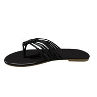 Női Slide szandál-elegáns Bohém Slip lapos szandál aranyos alacsony ék Flip Flop Tanga nyári nyitott Toe szandál cipő