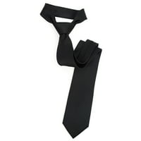 Marquis férfi Ezüstszilárd vékony nyak nyakkendő & Hanky szett TH901-ezüst