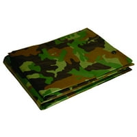 TOP 12' 16' Camoflauge közepes teherbírású Poly Tarp