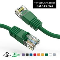 20ft macska UTP Ethernet hálózati bootolt kábel zöld, csomag