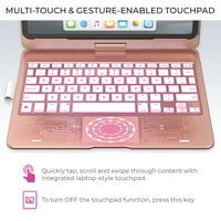 Typecase KB201T-110rse-W-B Flexbook érintőbillentyűzet tok érintőpaddal iPad Pro-hoz