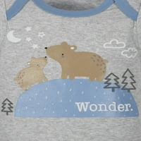 Wonder Nation Baby Boys Rövid Ujjú Body