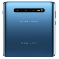 Felújított SAMSUNG Galaxy S10 + G975U 128GB feloldott GSM telefon W hármas 12MP & 12MP & 16MP hátsó kamera - Prism