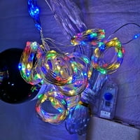 Távirányító függöny vízesés fény LED réz kötél függöny húr fények távirányító LED fény vonal tündér USB függöny fény