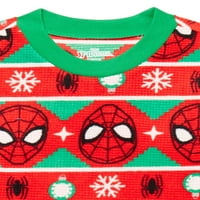 Spider-Man Boys Exkluzív Karácsonyi Pizsamakészlet, 2 Darabos, 4-12 Méretű