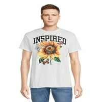 Humor férfi & nagy férfi Y ' all Need Jesus and Inspired Sunflower Graphic pólók, 2-csomag
