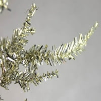 4 ' Előre Megvilágított Szeszélyes Pezsgő Mesterséges Talmi Karácsonyfa-Tiszta Fények
