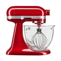 KitchenAid 3. Quart dönthető fejű üveg tál-KSM35GB