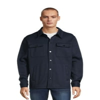 George férfi kötött gyapjú ing kabát mellkas zsebekkel, méret S-3XL