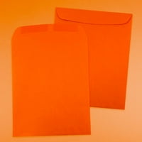 Papír és boríték nyitott végű borítékok, narancssárga, csomagonként