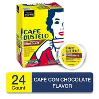 Caf Bustelo Caf Con Chocolate, édes kávéital K-cup hüvelyek, szám