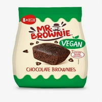 Mr. Brownie vegán csokoládé brownie belga csokoládé chipskel 8 .88oz