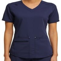 ScrubStar Női Ultimate Stretch Twill Criss Cross V-Neck Scrub Top WM12T900A