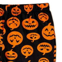 Halloween Boys Hosszú ujjú felső és nadrág, 2 részes pizsama szett, méretek 2-10