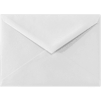 Luxpaper egy hegyes szárnyas borítékok, 1 8, lb. fényes fehér, csomag