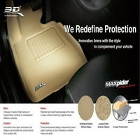 3D MAXpider minden időjárási Custom Fit Padlóbetétek a Mazda CX - 2007-2012, CLASSIC sorozathoz