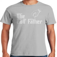 Grafikus Amerika A golf apa vicces apák napi ing apa férfi pólóhoz