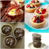 Csészék Nonstick Bakeware Muffin Pan Kit Szilikagél Cupcake Cookie-K Konzervdobozok Sütőformák Készlet