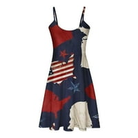 Női Molett méretű ruha amerikai zászló Szerelem Szív július 4. Függetlenség Napja nyári Laza ruha Függetlenség Napja
