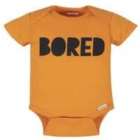 Onesies márka baba fiú vagy lány nemi semleges Rövid ujjú Onesies Bodysuits, 8-csomag, Méretek újszülött-12m