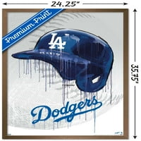 Los Angeles Dodgers-Csepegtető Sisak Fali Poszter, 22.375 34