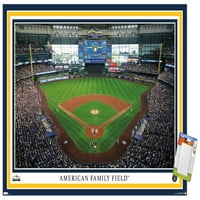 Milwaukee Brewers - American Family Field Wall poszter, 14.725 22.375