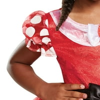 Minnie egér kisgyermek lányok Halloween jelmeze, piros