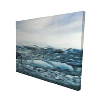 Gleccserek Izlandon-nyomtatás vászonra