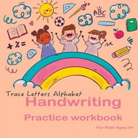 Trace betűk ábécé: Kézírás gyakorlat munkafüzet gyerekeknek: óvodai írás munkafüzet látvány szavakkal Pre K, Óvoda