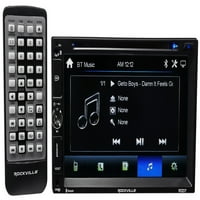 Rockville Rdd 7 CAR DVD iPhone Pandora Spotify Bluetooth USB Player Vever
