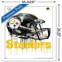 Pittsburgh Steelers-Csepegtető Sisak Fali Poszter, 14.725 22.375