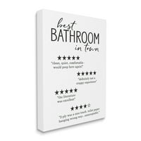 Stupell Industries legjobb fürdőszoba ötcsillagos vélemények Vicces Bath -mondatok, 48, betűkkel és bélelt tervezéssel