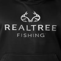 Realtree Fishing férfi logó teljesítményű kapucnis