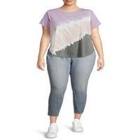 Terra & Sky Women's Plus méretű póló póló, 2 csomag