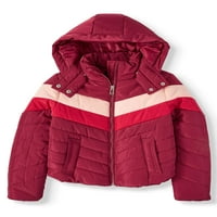 Beverly Hills Polo Club Colorblock Puffer Coat