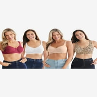 Comfort Choice női Molett méretű Underwire mikroszálas póló Melltartó Melltartó