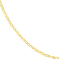 14K sárga arany női 18 bo lánc nyaklánc mérőeszköz és homárzár minőségi címke