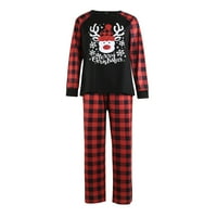 Családi karácsonyi Pjs megfelelő készletek baba karácsonyi megfelelő pizsama felnőtteknek és gyerekeknek ünnepi karácsonyi