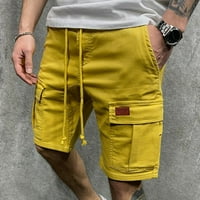 Ausyst Cargo nadrág nadrág férfi nyári szabadtéri alkalmi Sport nadrág Fit futó kocogók zseb Sweatpants rövidnadrág