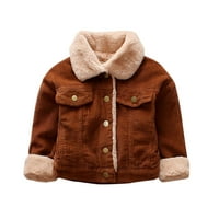 fvwitlyh Girls ' Outerwear dzsekik & kabát kislányok sí kabát kisgyermek fiúk lányok hosszú ujjú egyszínű téli kabát