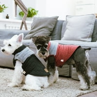 Touchdog 'Furrost-Bite' szőrme és gyapjú Divat kutya kabát