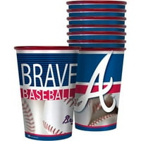 Oz Atlanta Braves műanyag ajándéktárgyak, 8pk
