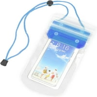 Vízálló telefon tok, univerzális vízálló telefon táska, kompatibilis a legtöbb okostelefonhoz, 8.86 4.92 0.2 Kék