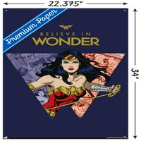Wonder Woman-hisz a Wonder Wall poszter Pushpins, 22.375 34